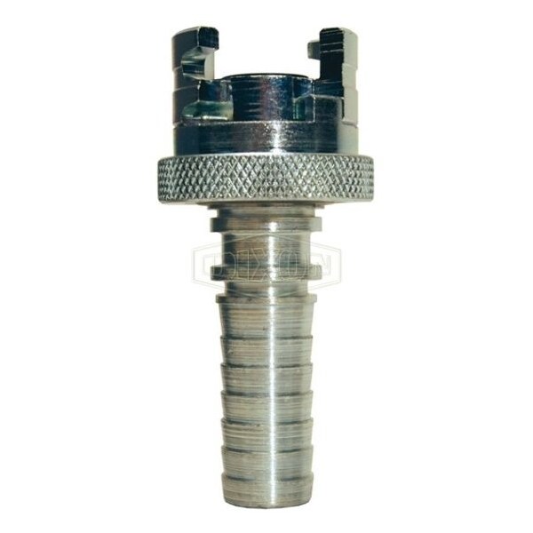 Dixon Dual-Lock P Series Thor Interchange Quick Disconnect Coupler with Knurled Flanged Sleeve, 1/2 in No 4PS4-FS - main